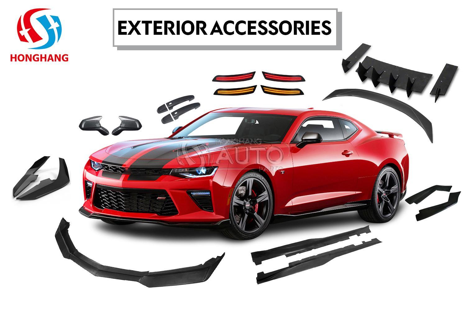 Rear Bumper Lip Diffuser For Chevrolet Camaro 2016 2017 2018 2019 2020 2021 2022 2023 2024