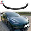 Front Bumper Lip Splitter For Tesla Model3 2017 2018 2019 2020 2021 2022 2023