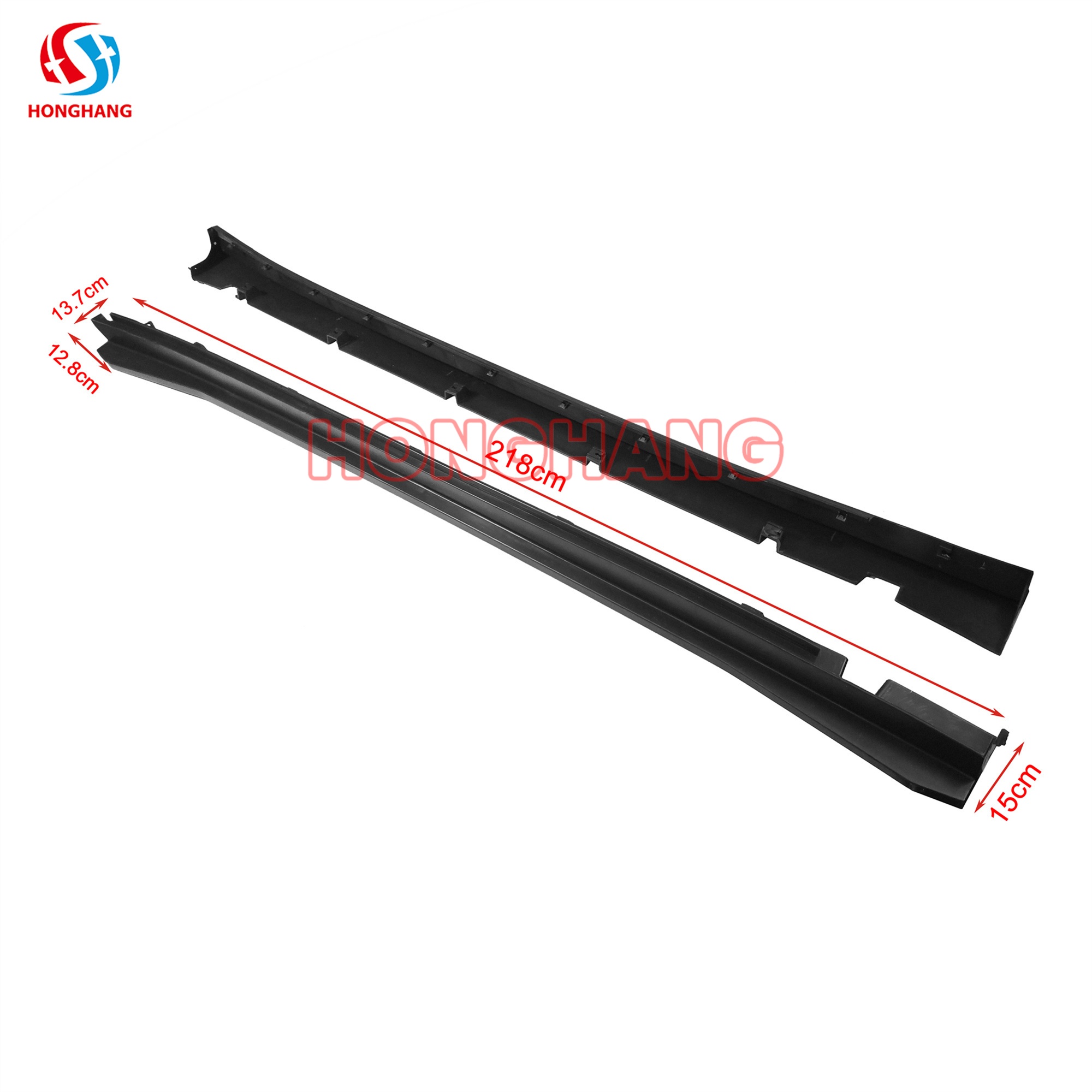  Paneles de balancín Extension PP 2pcs Faldas laterales para Dodge Charger 2011-2023