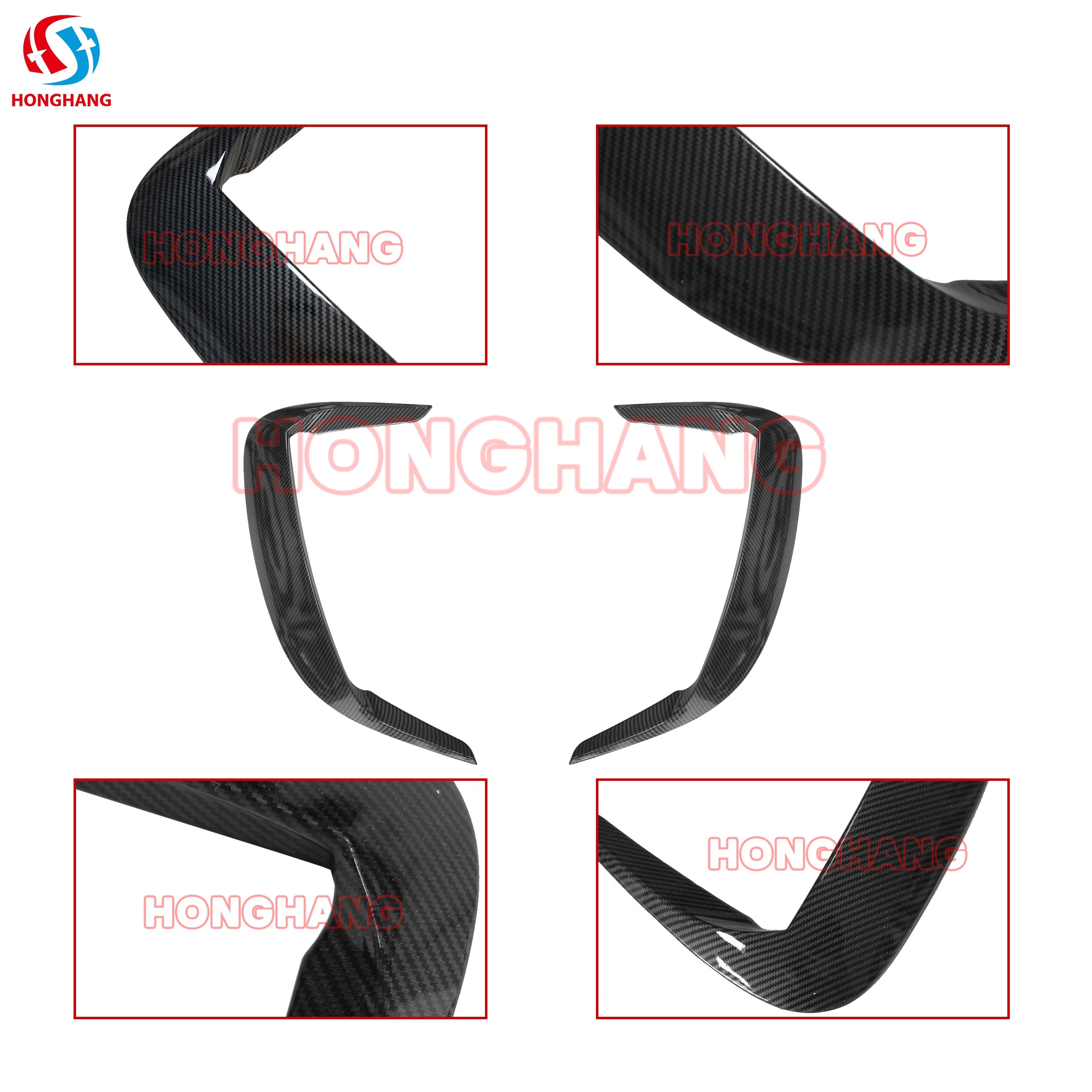 Side Wing Spoilers for Dodge Charger 2011 2012 2013 2014 2015 2016 2017 2018