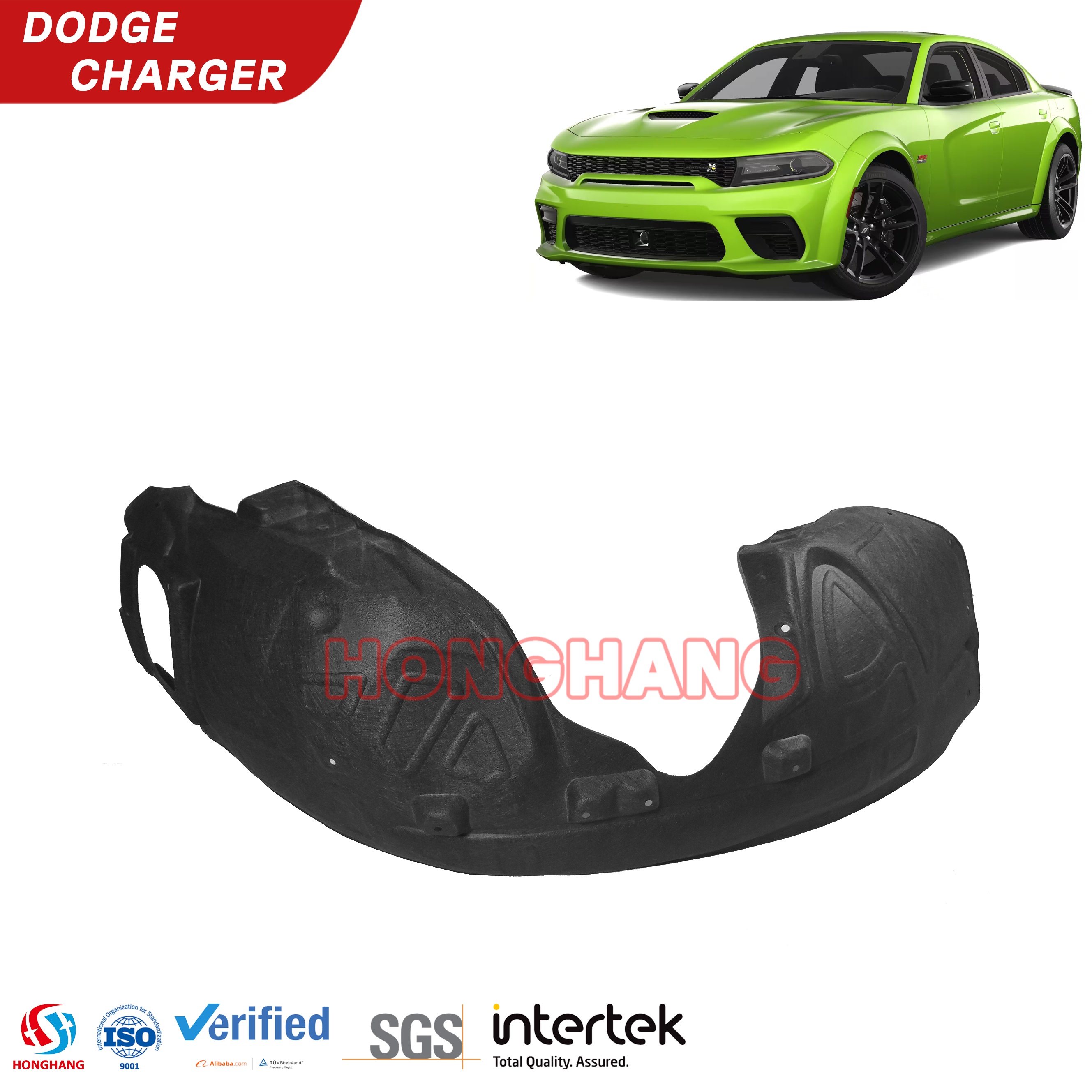  Inner Fender Liner Frontfutter für Dodge Charger 2015 2016 2017 2018 2019 2020 2021