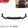 Front Lip Bumper Splitter For Infiniti Q60 2016 2017 2018 2019