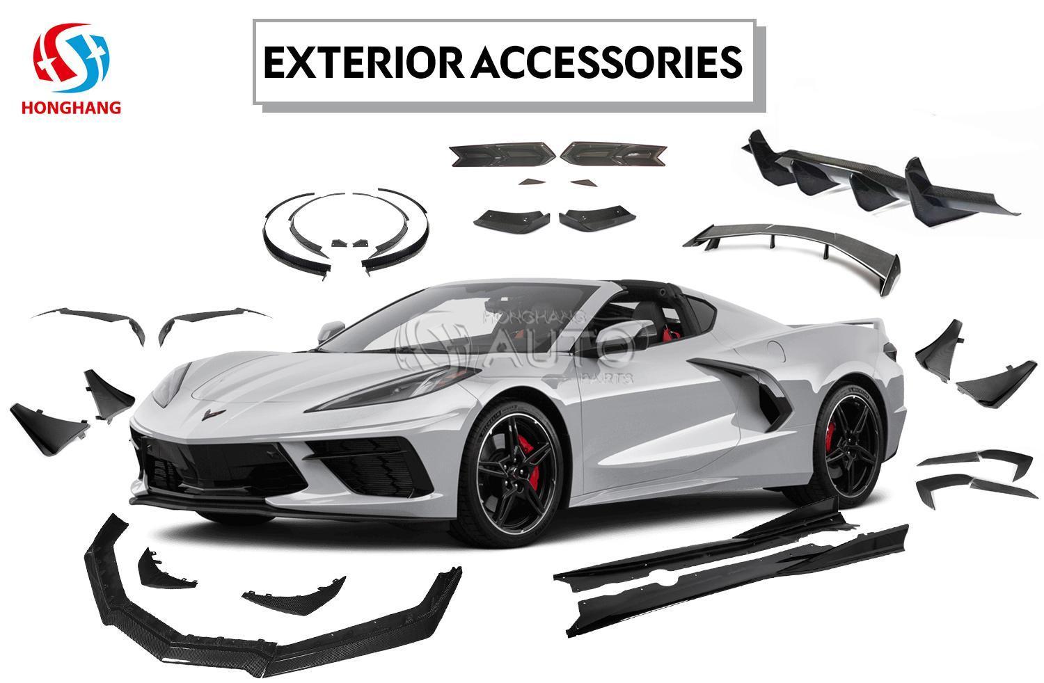 Rear Spoiler For Chevrolet Corvette C8 2020 2021 2022 2023 2024