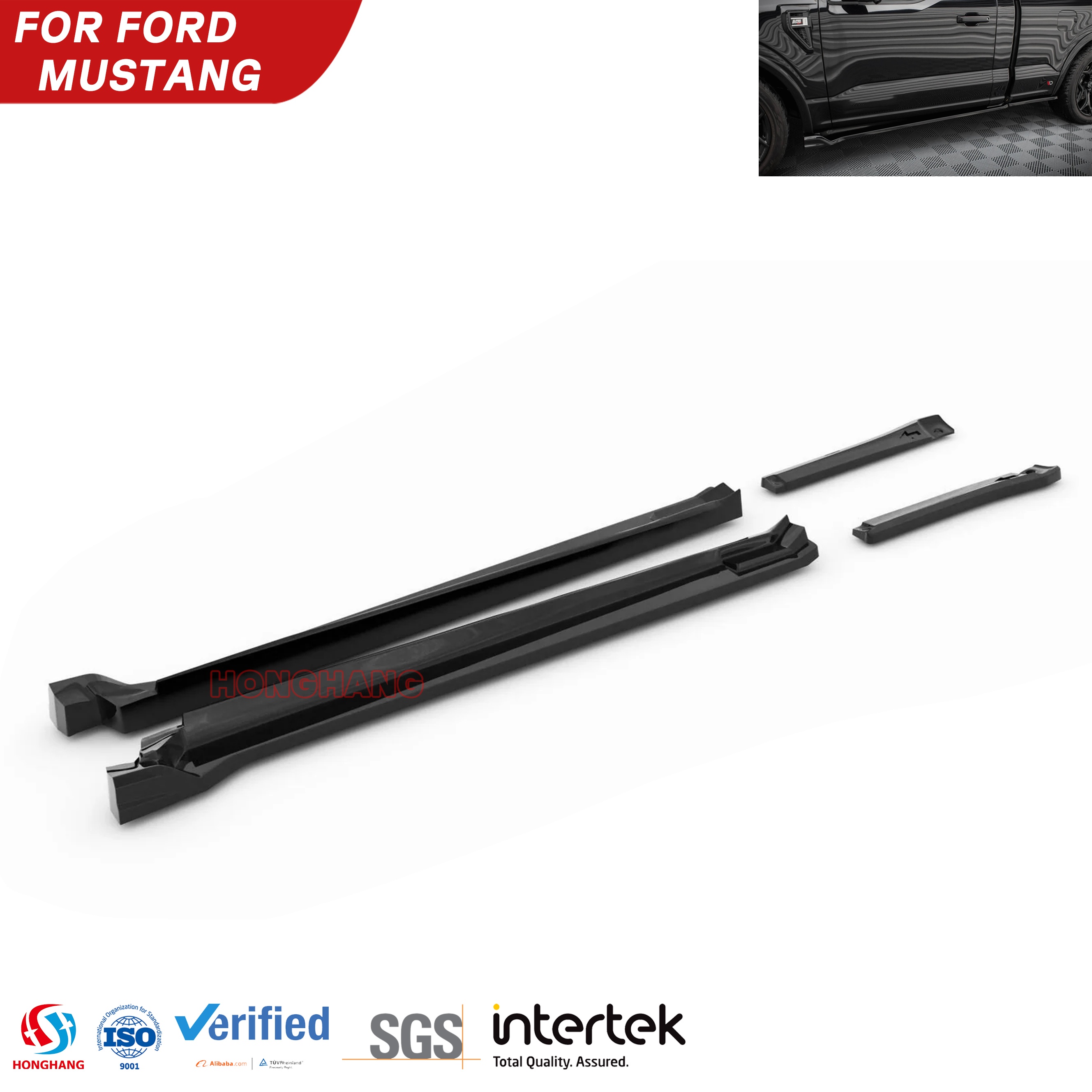 2020+ Ford Shelby F150 Super Snake Side Skirt