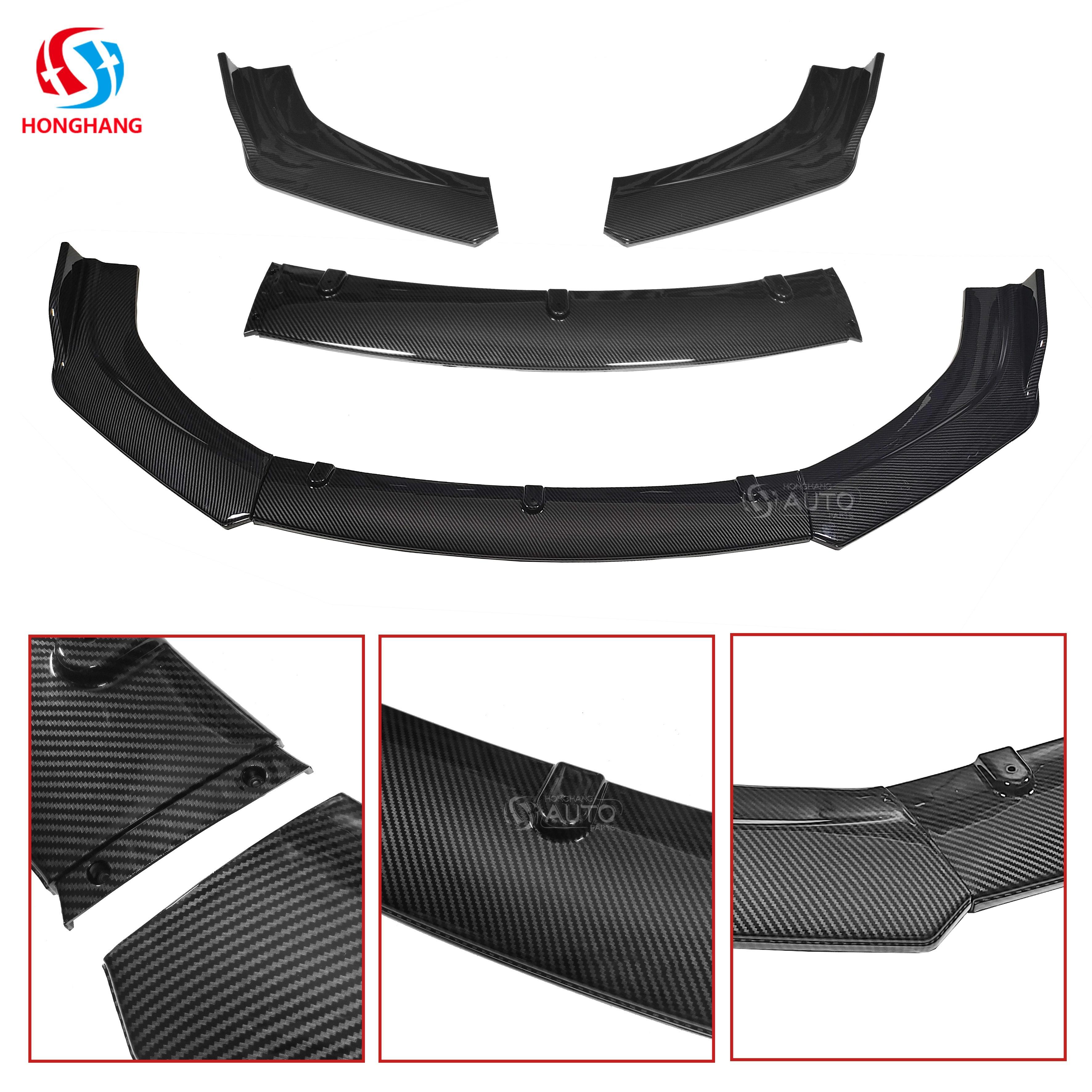 Front Bumper Lip Splitter For Honda Civic 2016 2017 2018 2019