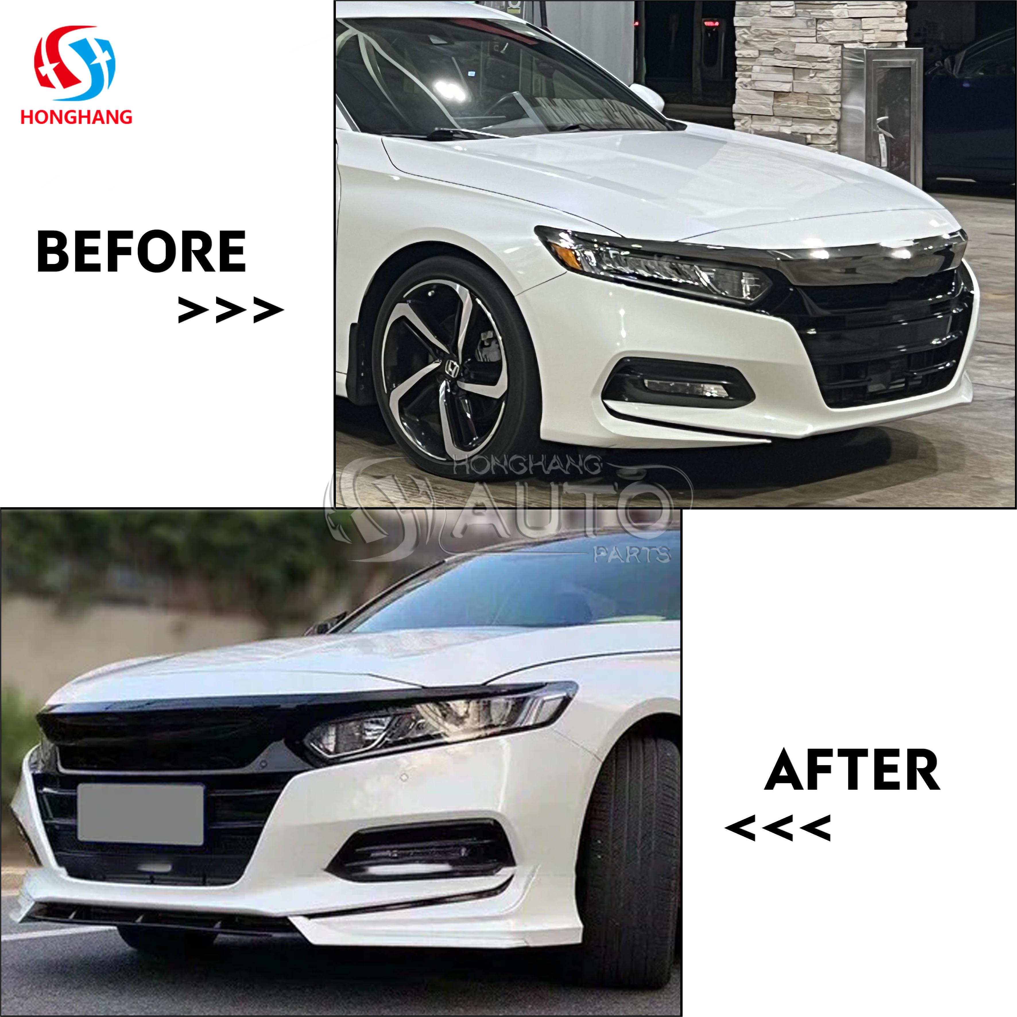 Front Bumper Lip Splitter For Honda Accord 2018 2019 2020 2021