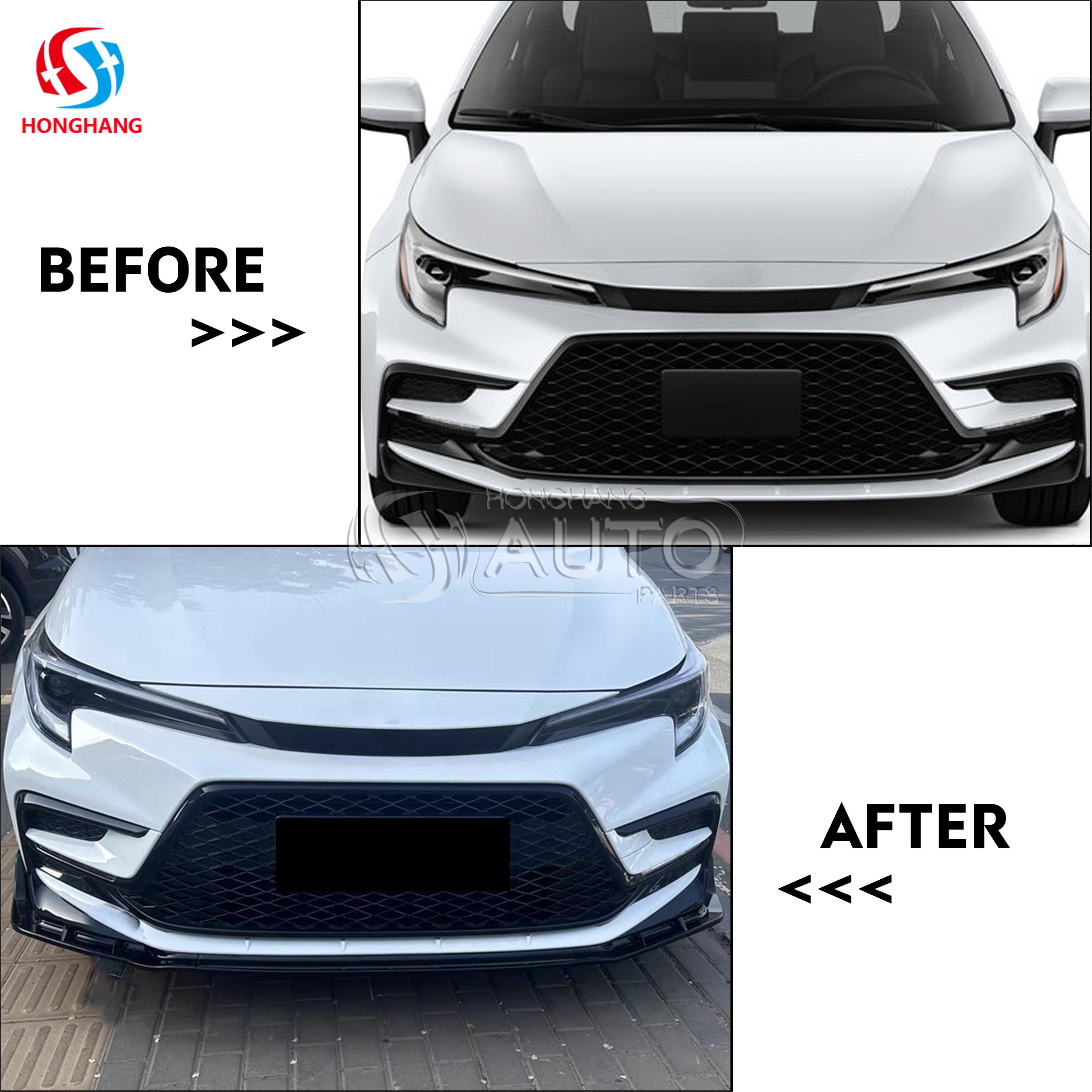 Front Bumper Lip Splitter For Toyota Corolla 2020 2021