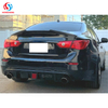Car Rear Bumper Lip Diffuser For Infiniti Q50 2014 2015 2016 2017