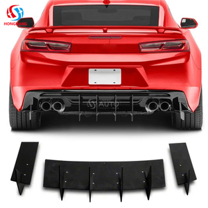 Rear Bumper Lip Diffuser For Chevrolet Camaro 2016 2017 2018 2019 2020 2021 2022 2023 2024
