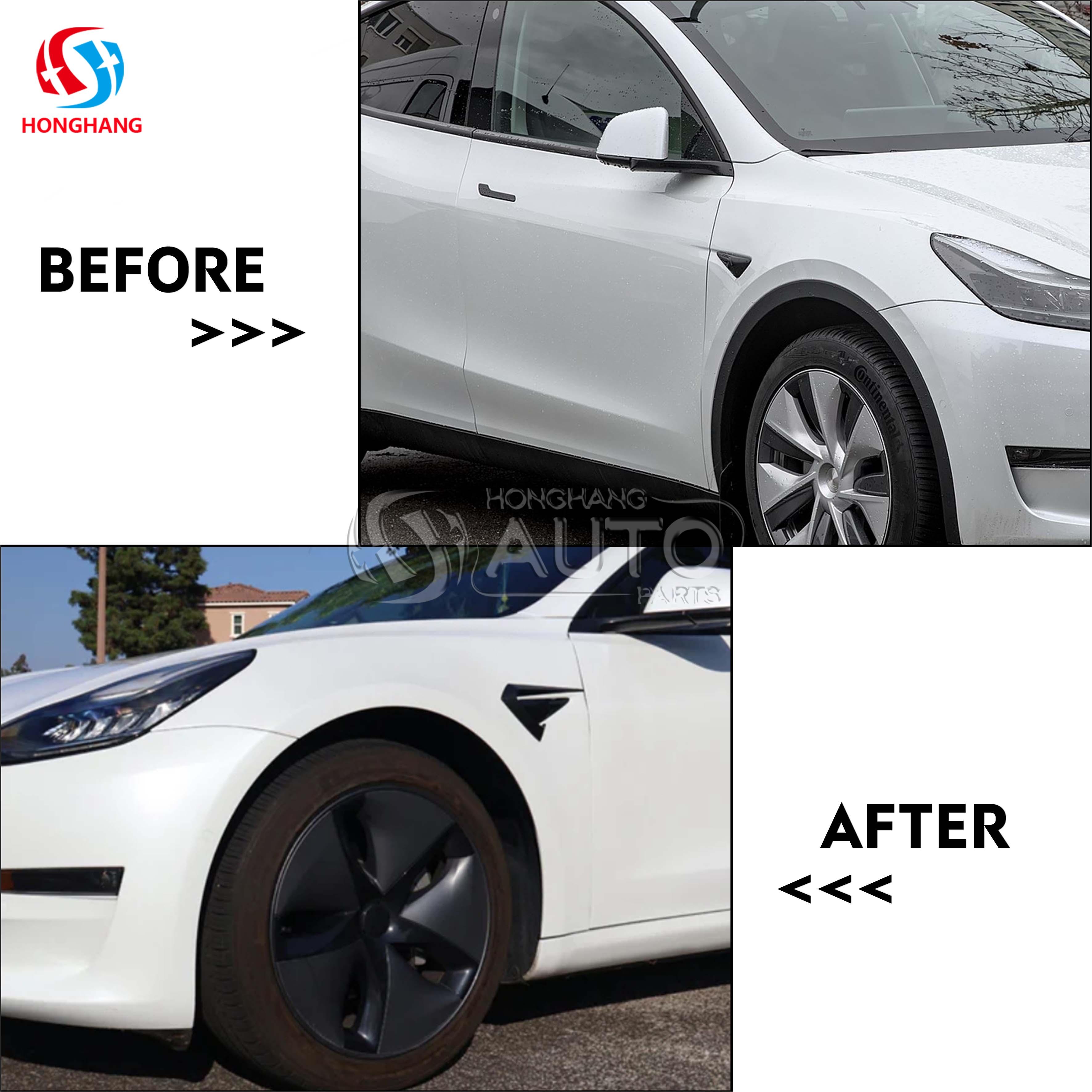 Side Camera Cover For TESLA Model Y 2017 2018 2019 2020 2021 2022 2023