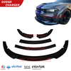Factory Direct четырехэтапный передний бампер губ для Dodge Charger SRT 2015 2016 2017 2018 2019 2020 2021 2022 2023