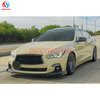 Front Lip Bumper Splitter For Infiniti Q50 2018 2019 2020 2021