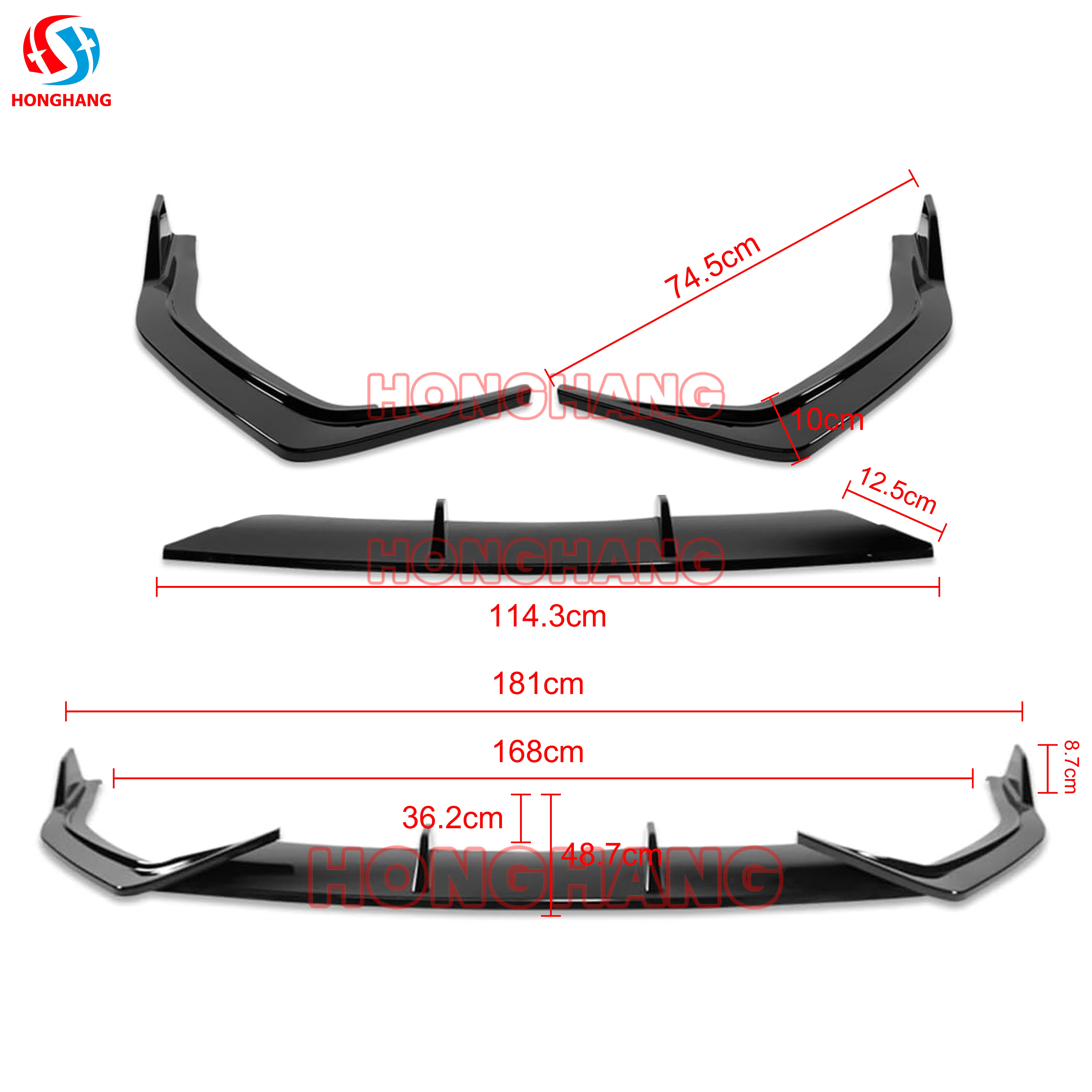 2021-2023 Hyundai Elantra N-Line Front Bumper Lip