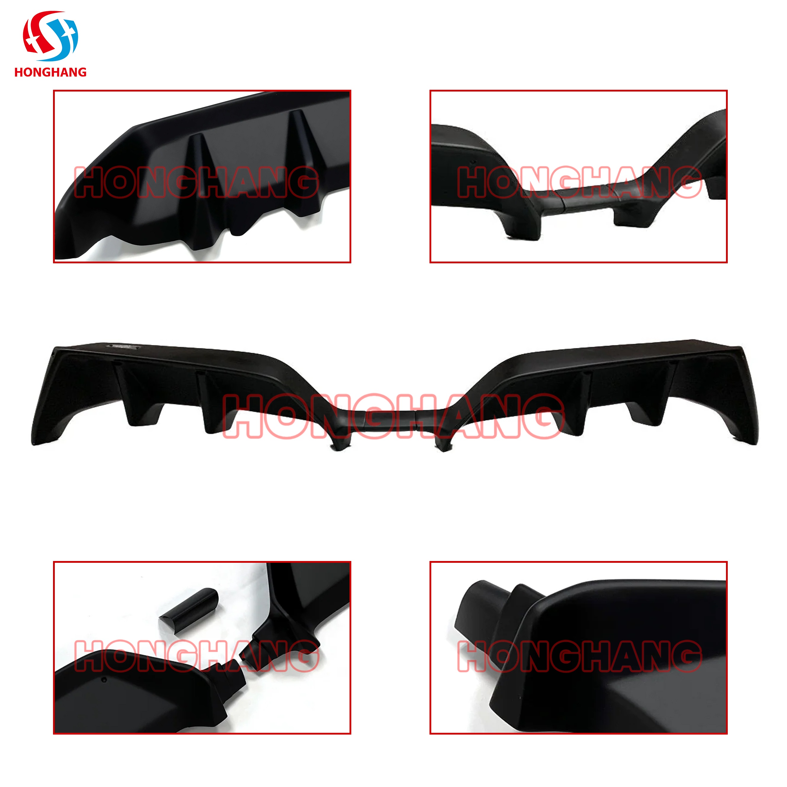 2013-2017 Hyundai Veloster Turbo Rear Bumper Diffuser Lip