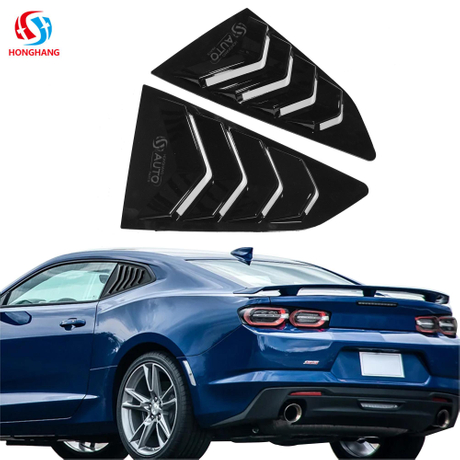 Car Rear Window Triangle Shutters Cover For Chevrolet Camaro 2015 2016 2017 2018 2019