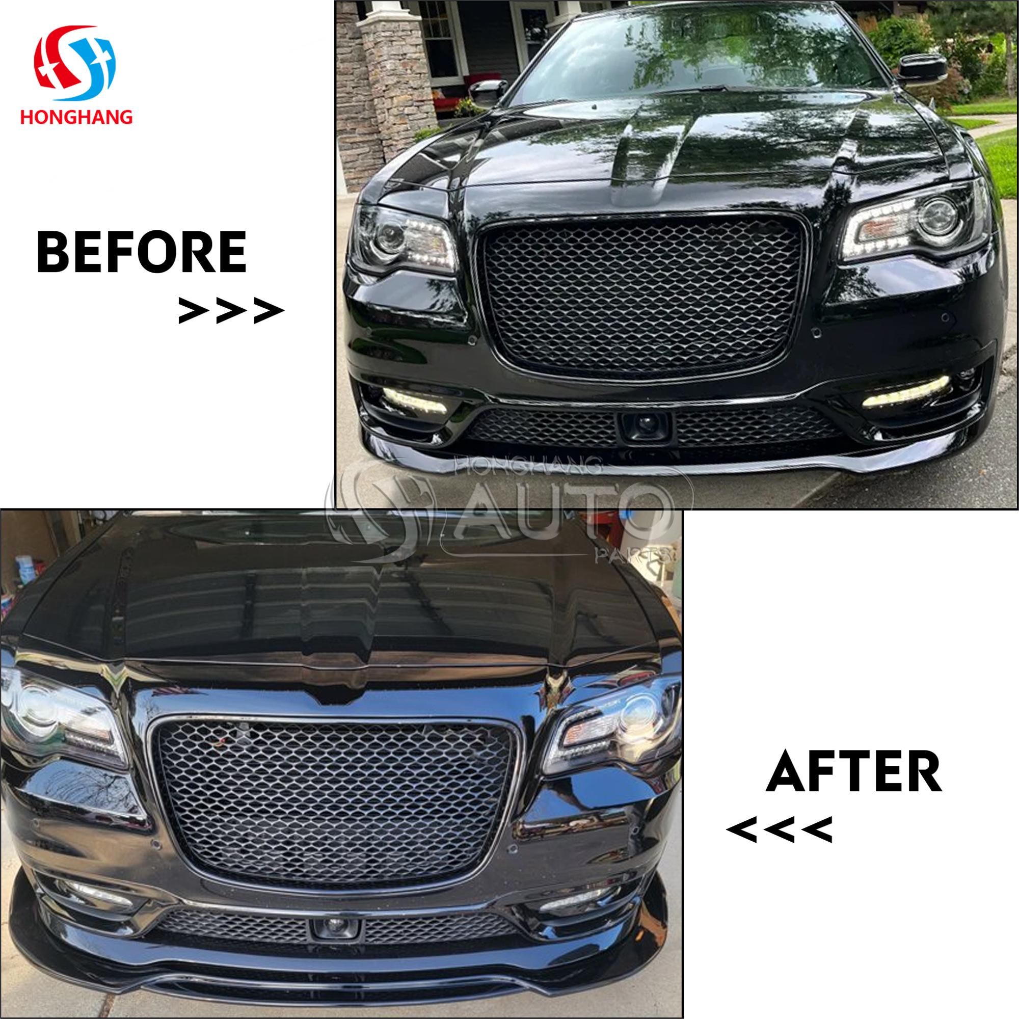 Front Bumper Lip Splitter For Chrysler 300C SRT 2015 2016 2017 2018 2019 2020