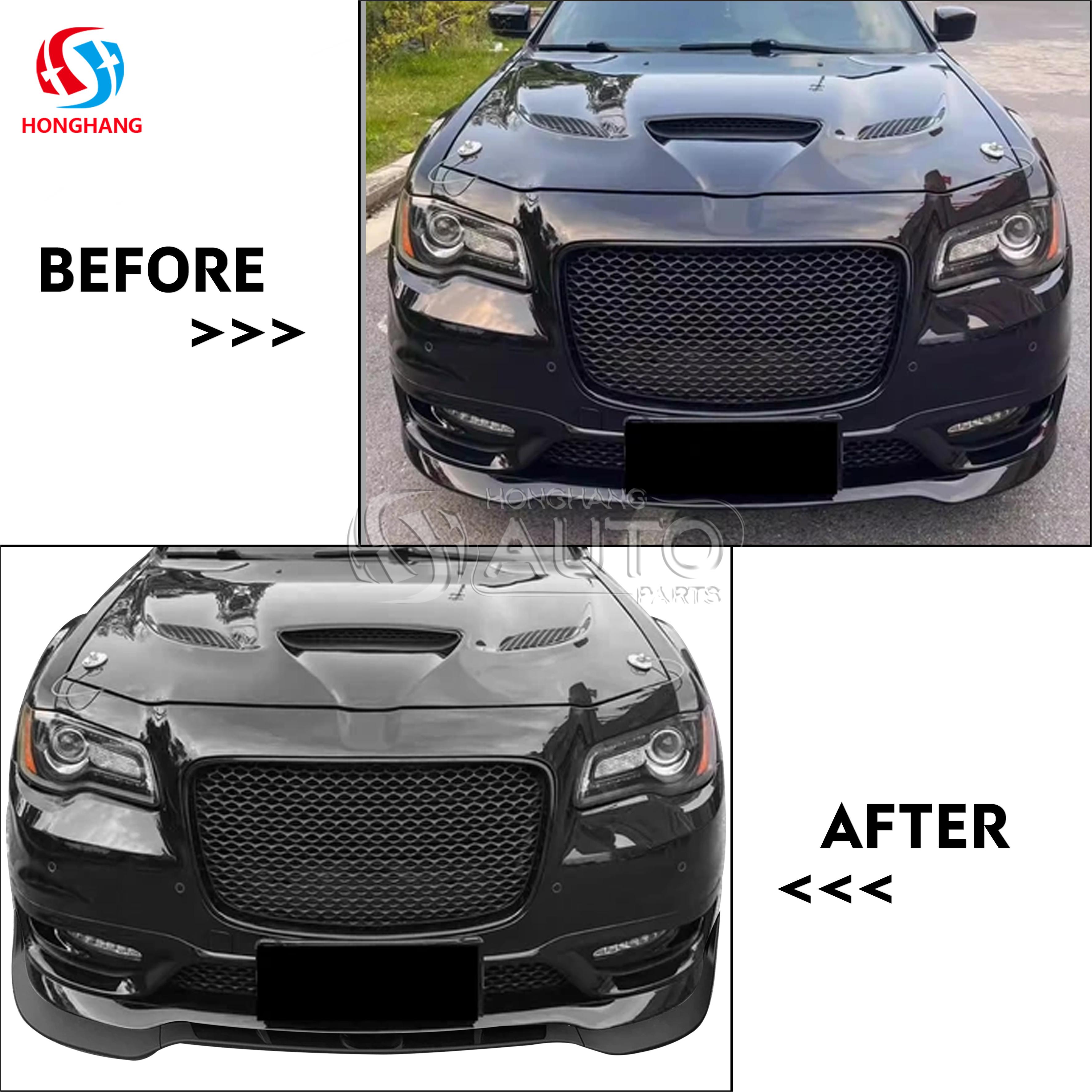 Auto Front Bumper Lip Splitter For Chrysler 300C SRT 2015 2016 2017 2018 2019 2020 2021