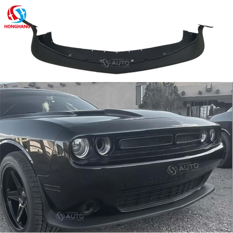 Front Bumper Splitter Lip For Dodge Challenger 2015 2016 2017 2018 2019 2020 2021 2022 2023
