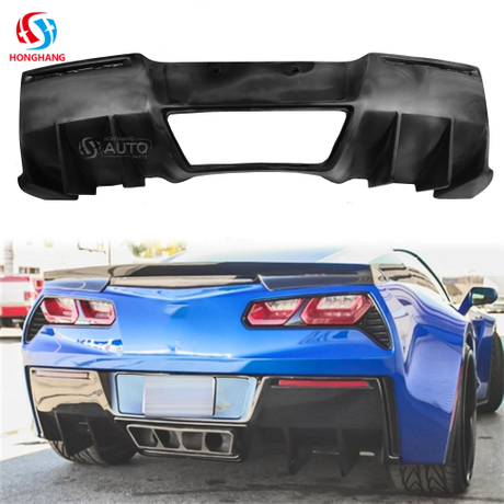 Factory Style Rear Bumper Diffuser Lip For Chevrolet Corvette C7 2014 2015 2016 2017 2018 2019