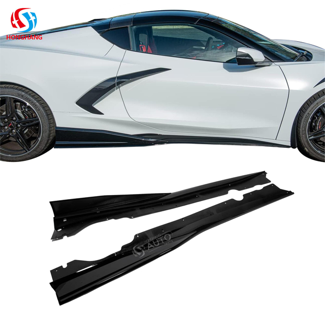 Side Skirt For Chevrolet Corvette C8 2020 2021 2022 2023
