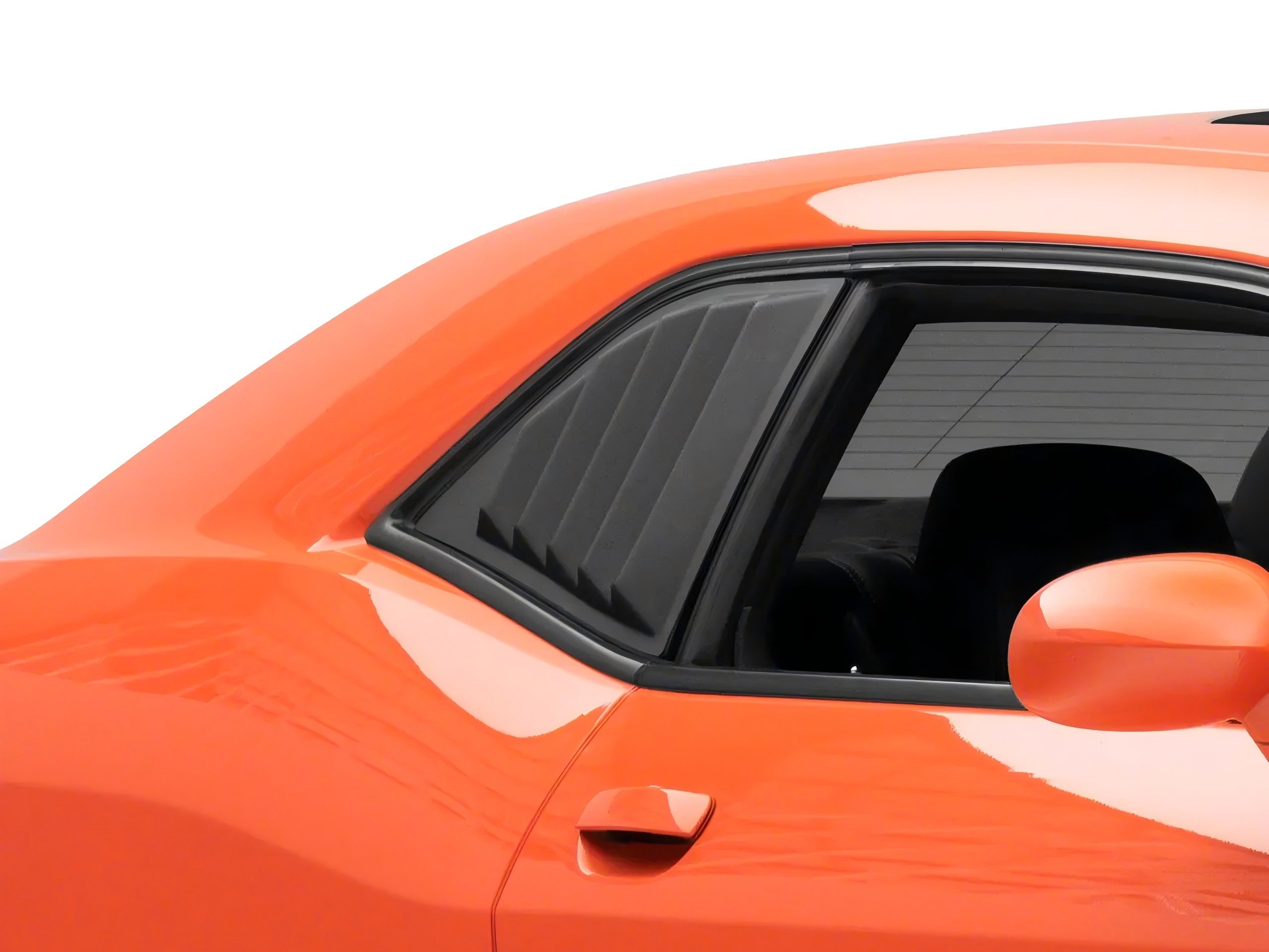 Dodge Challenger quarter window shutters