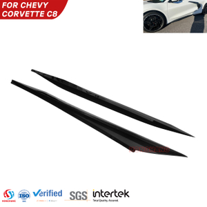 Car Body Kit Side Skirts For Chevrolet Corvette C8 Stingray 2020-2023
