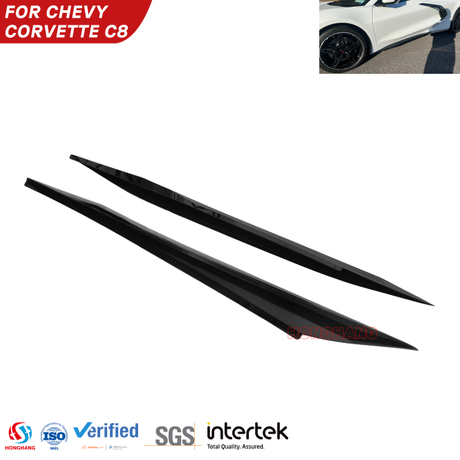 Car Body Kit Side Skirts For Chevrolet Corvette C8 Stingray 2020-2023
