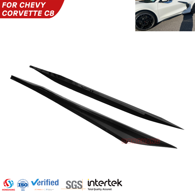Car Body Kit Side Skirts For Chevrolet Corvette C8 Stingray 2020-2023