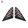 Car Rear Window Triangle Shutters Cover For Honda Civic 2018 2019 2020 2021 2022