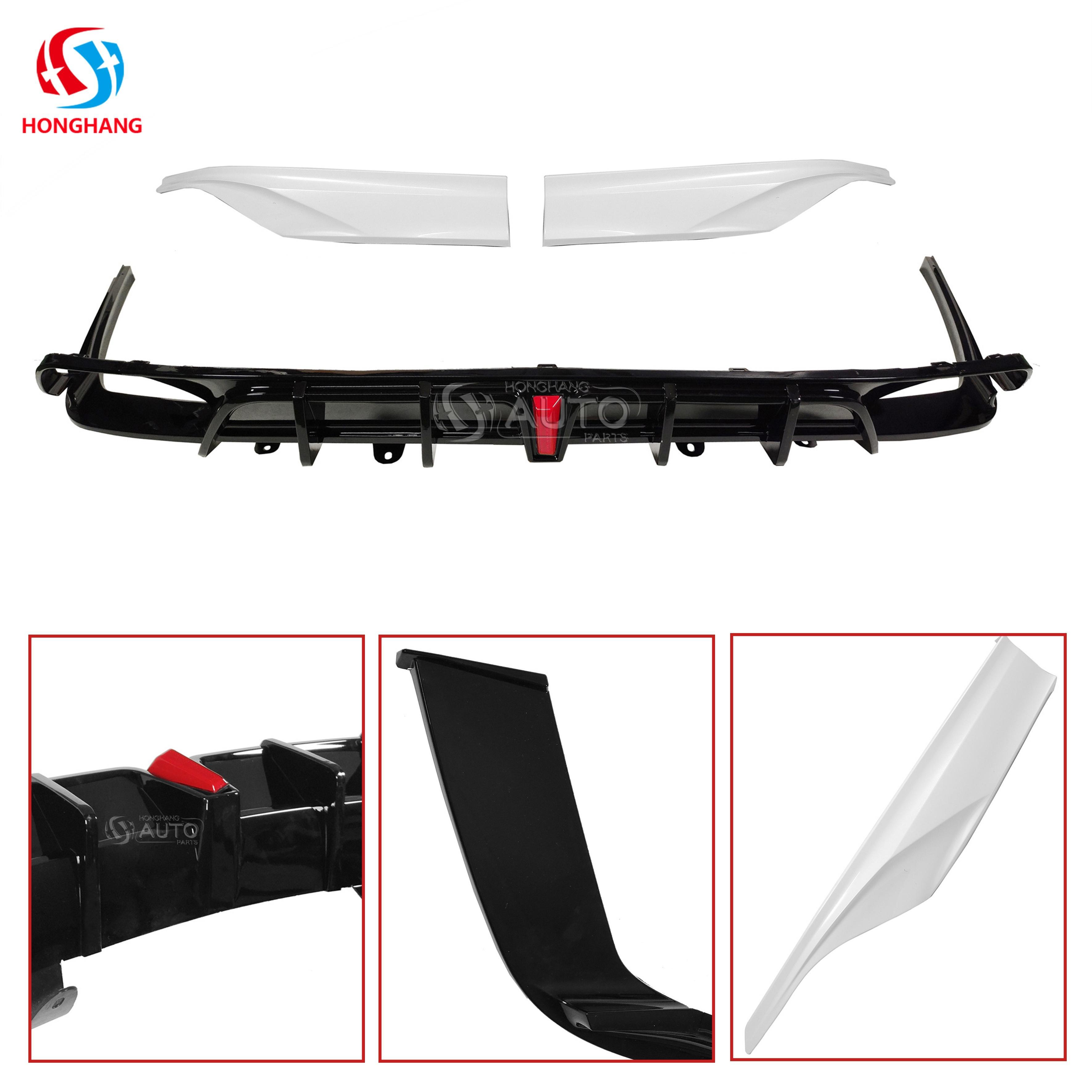 Rear Bumper Lip Splitter For Honda 10 Generation Accord 2018 2019 2020