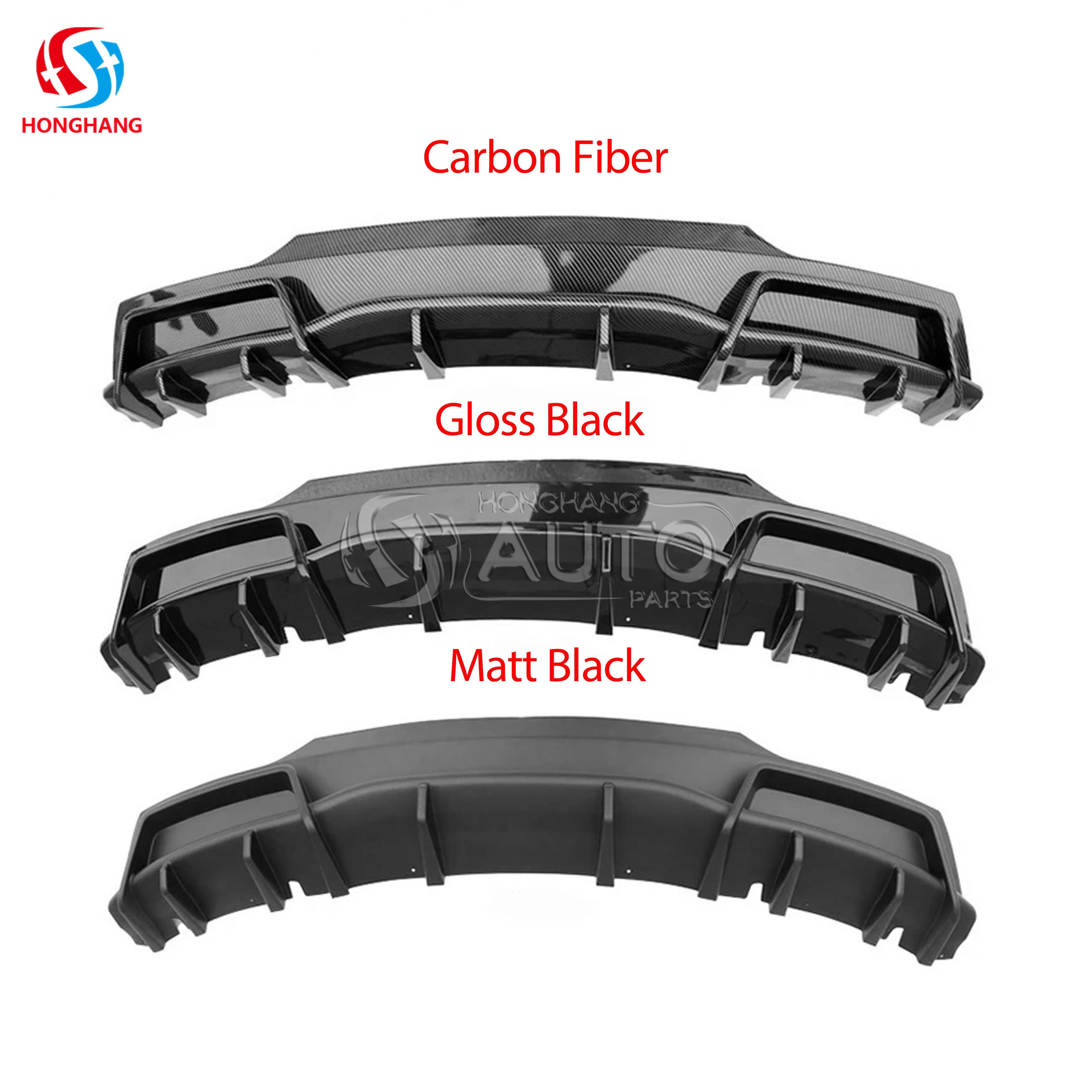 Rear Bumper Diffuser Spoiler Lower Boot Lip Kit For TESLA Model 3 2017 2018 2019 2020 2021 2022 2023