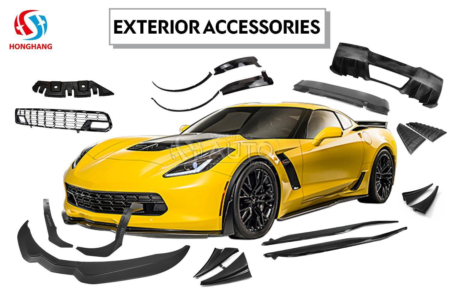 Auto Refit Parts Halo Cover For Chevrolet Corvette C7 2014 2015 2016 2017 2018 2019