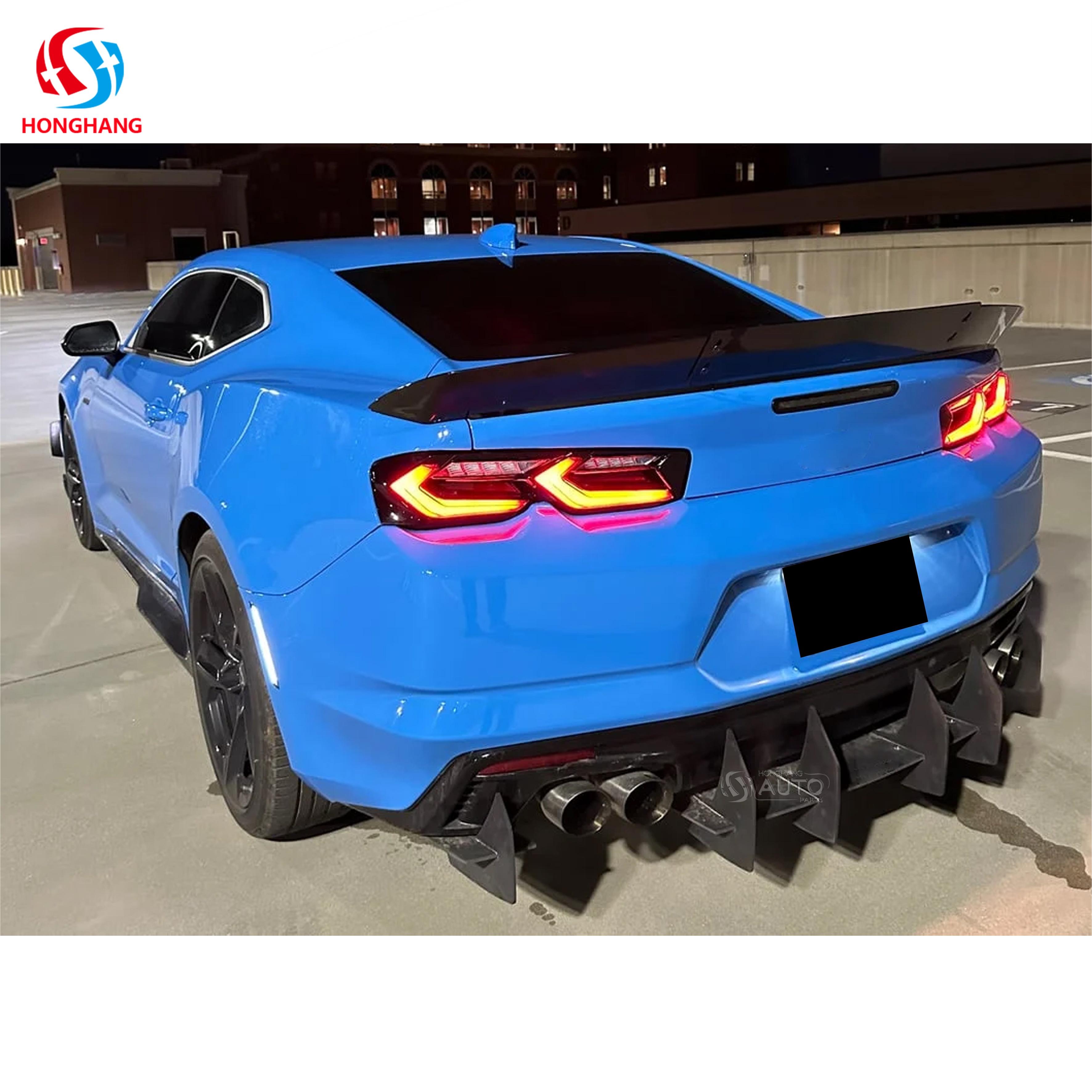 Rear Bumper Lip Diffuser For Chevrolet Camaro 2016 2017 2018 2019 2020 2021 2022 2023 2024
