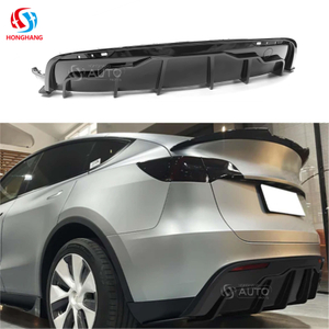 Rear Bumper Lip Diffuser For TESLA Model Y 2017 2018 2019 2020 2021 2022 2023