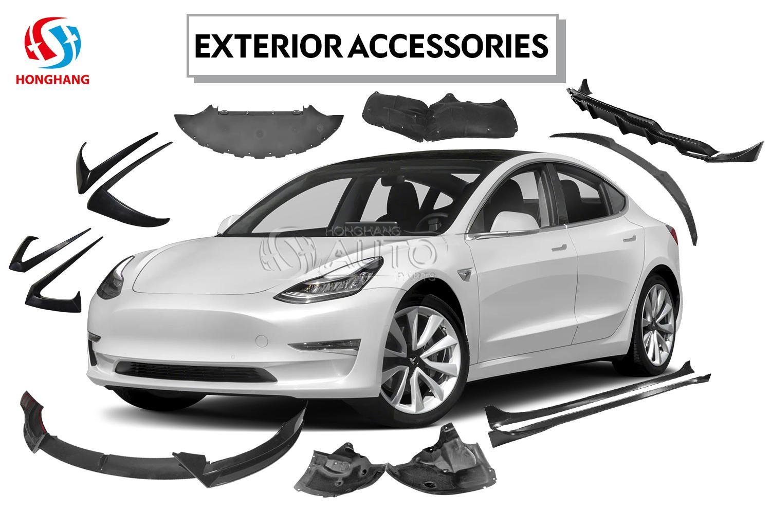 Side Skirt For TESLA Model3 2017 2018 2019 2020 2021 2022 2023