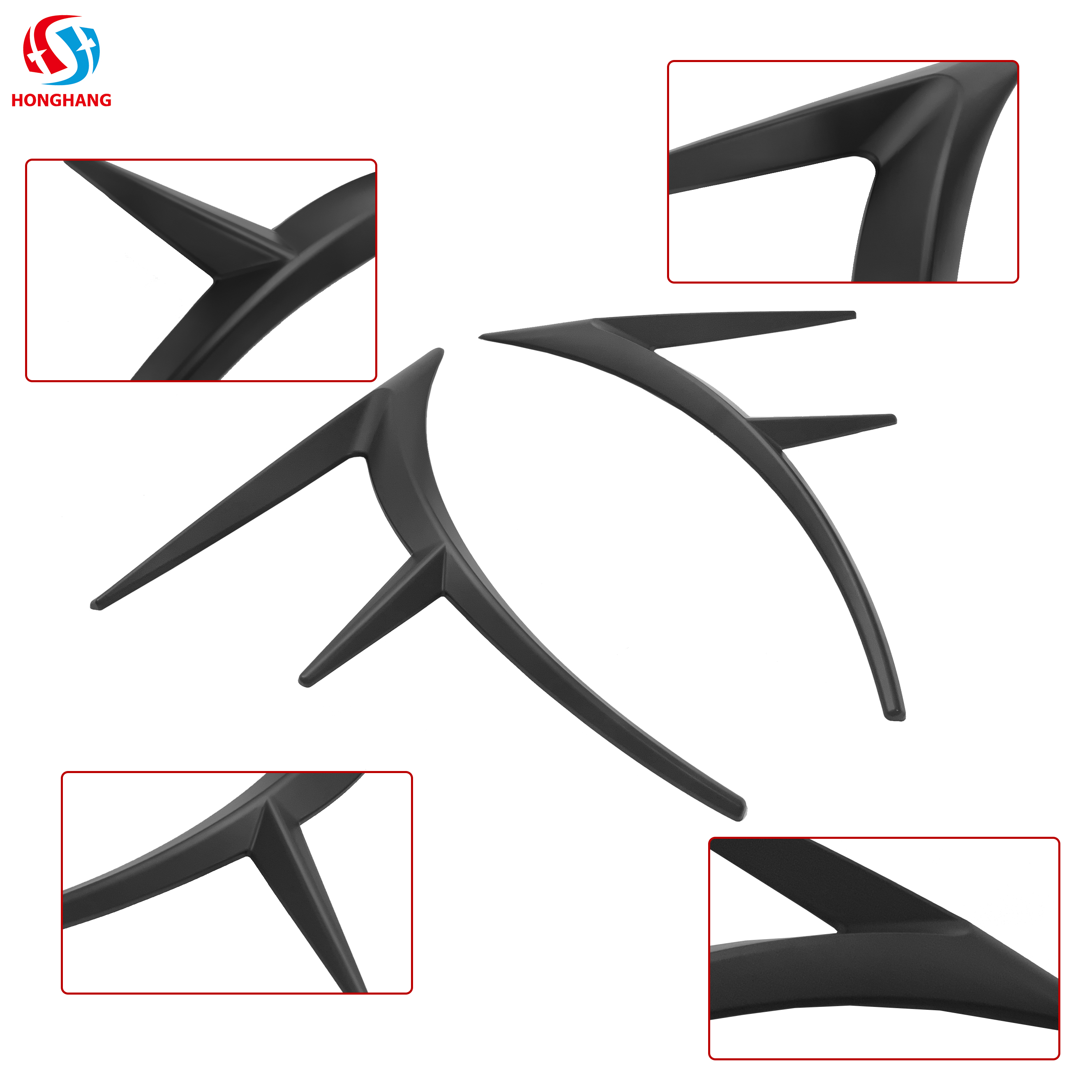 ABS Plastic Side Wing for Lexus IS 2021