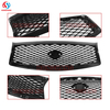 ABS Front Bumper Grille Upper Grill Guards Front Upper Grille for Infiniti Q50 2014 2015 2016 2017 2018