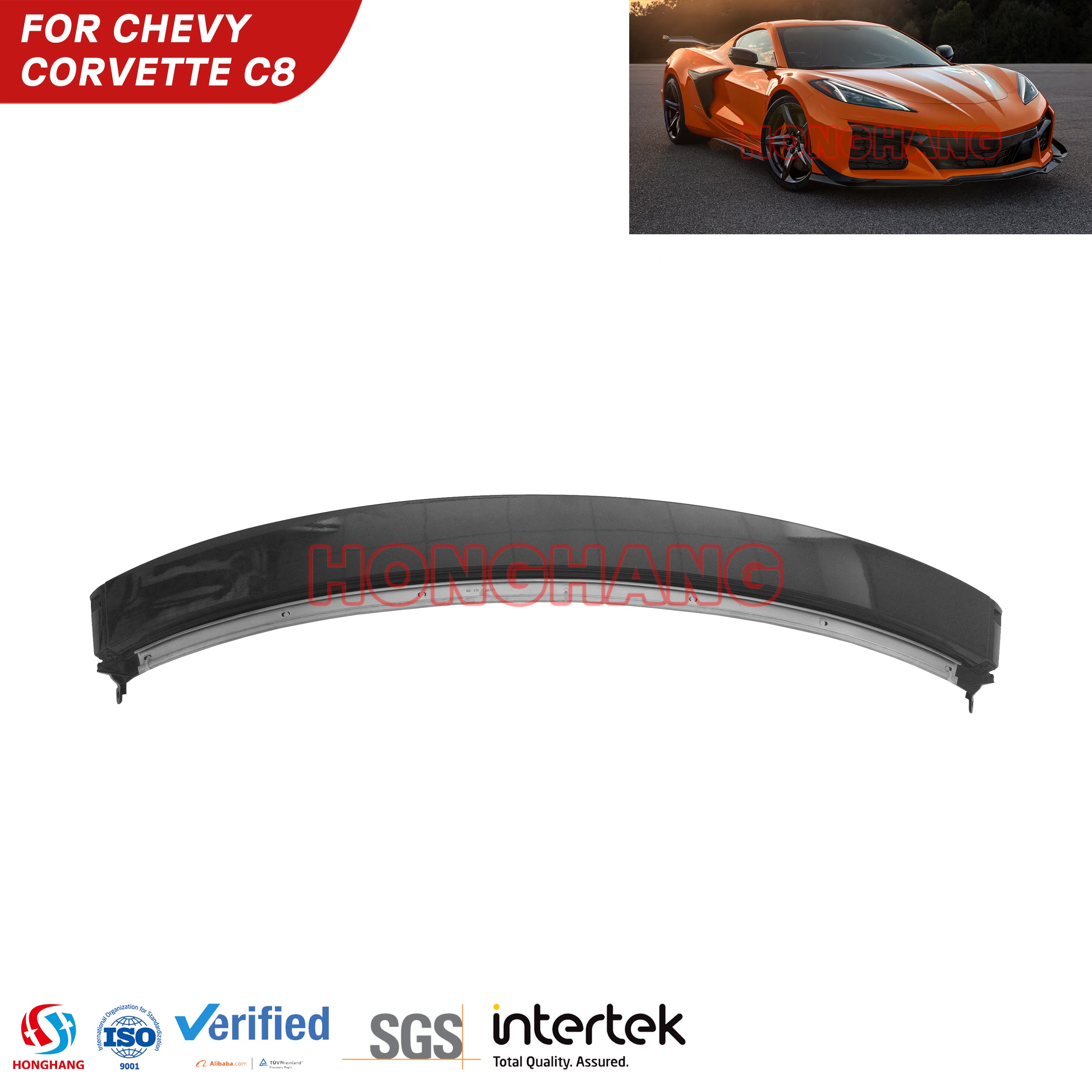 2020-2024 Corvette C8 Stingray/Z06 Windshield Upper Molding