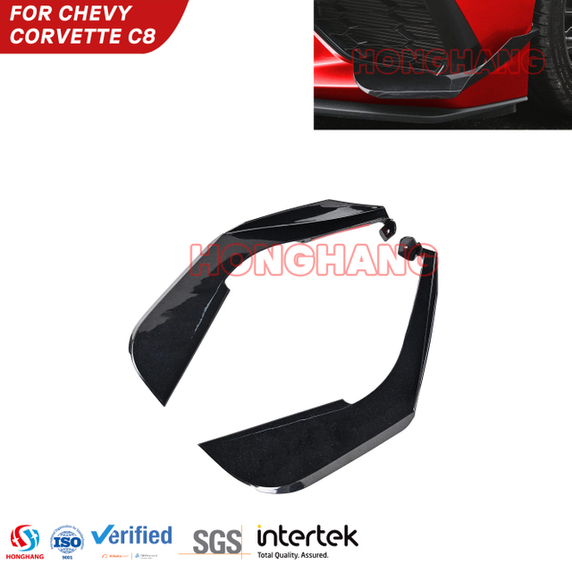 Corvette C8 Side Canards Splitters 2020 2021 2022 2023 2024 2025