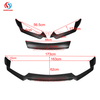 Front Lip Bumper Splitter For Infiniti Q60 2016 2017 2018 2019