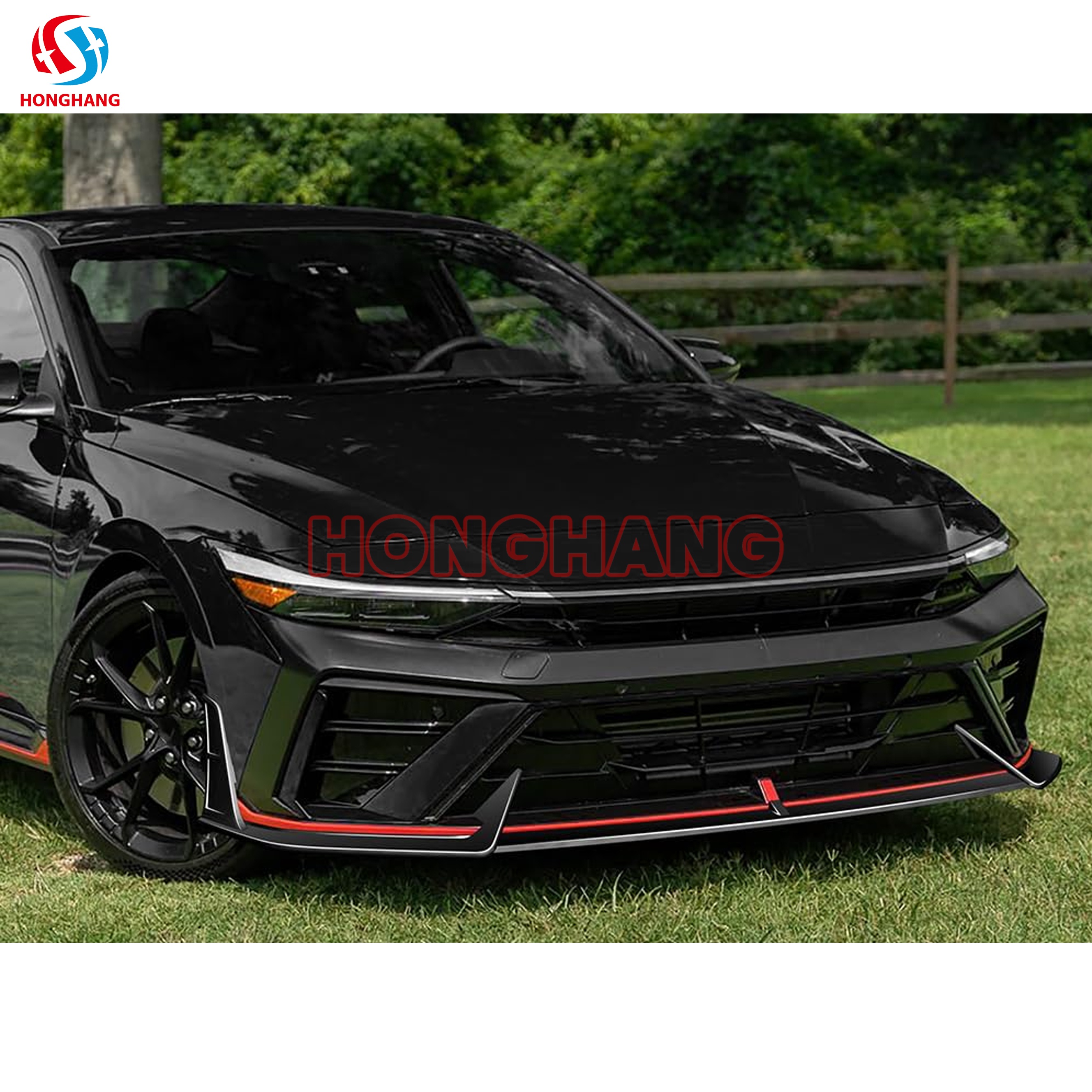 2024-2025 Hyundai Elantra N-Line Front Lip Splitter