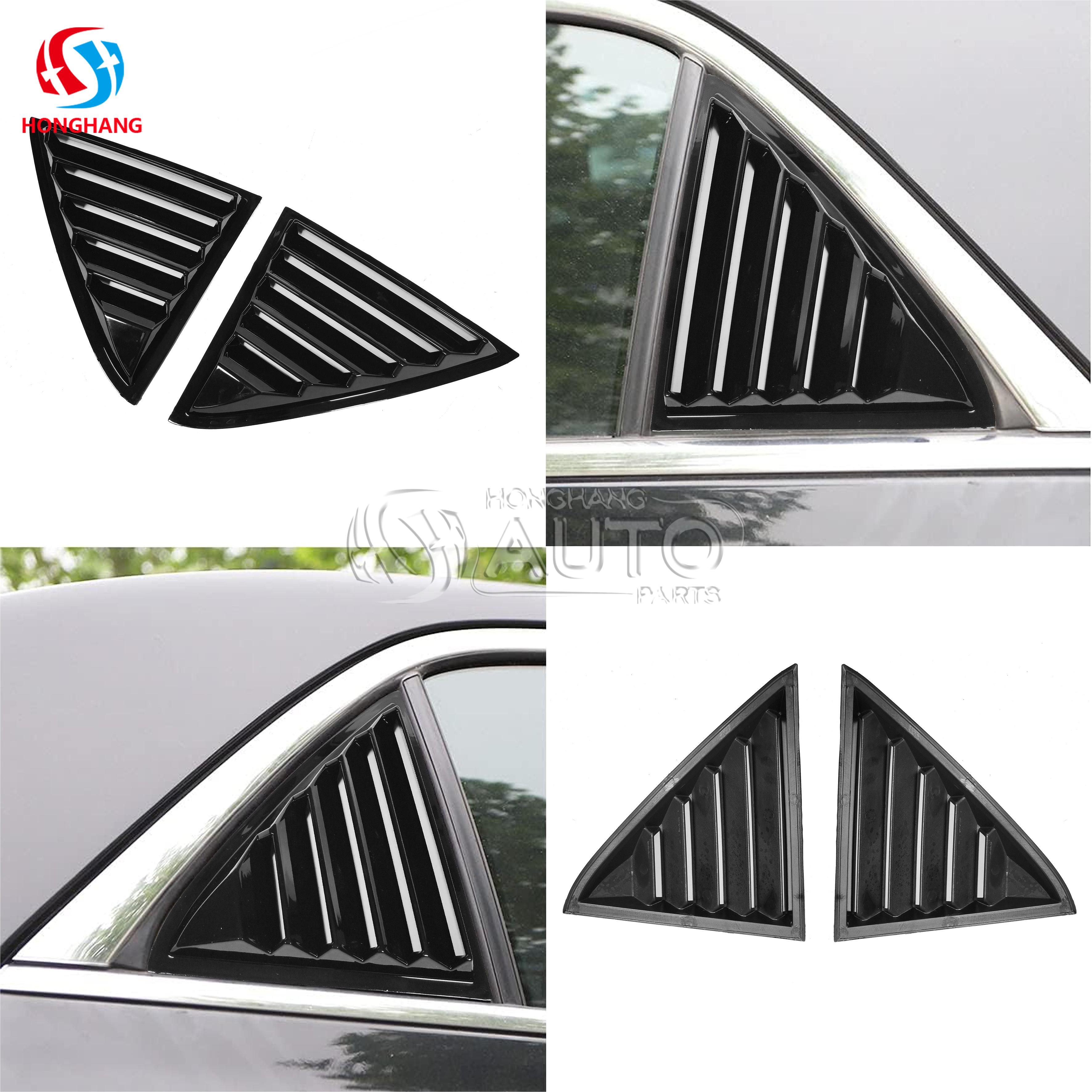 Car Rear Window Triangle Shutters Cover For Chrysler 300C 2015 2016 2017 2018 2019 2020 2021