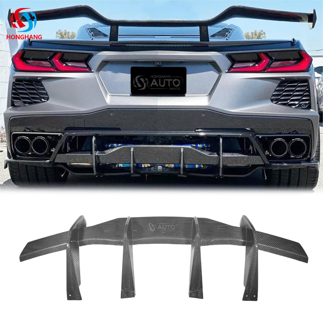 Factory Style Rear Bumper Diffuser Lip For Chevrolet Corvette C8 Z51 STG 2020 2021 2022 2023