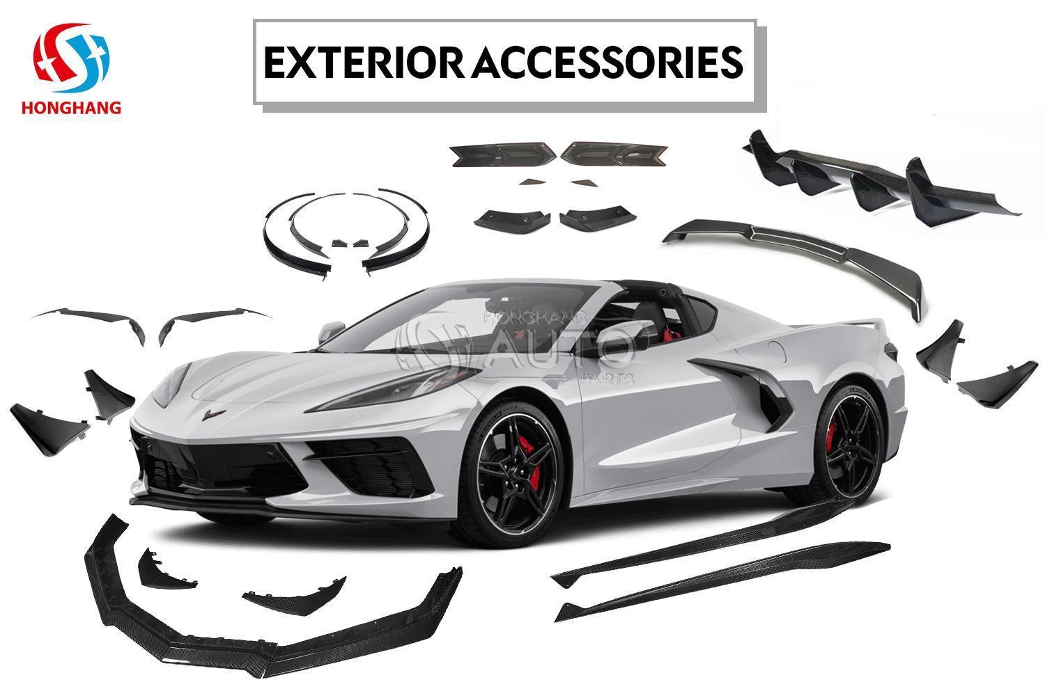 Rear Diffuser Lip For Chevrolet Corvette C8 2020 2021 2022 2023 2024
