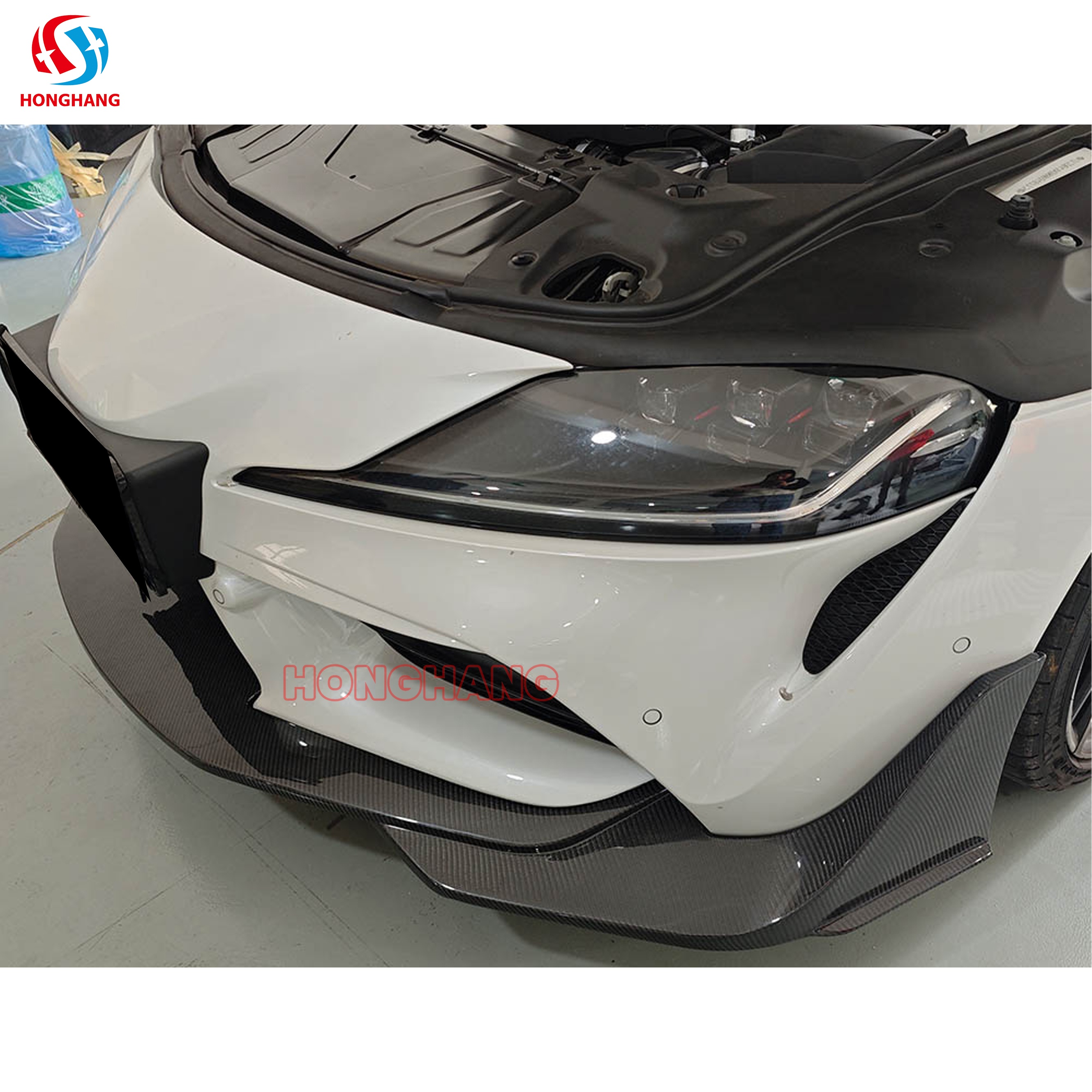 2019+ Toyota Supra A90 A91 Front Bumper Lip