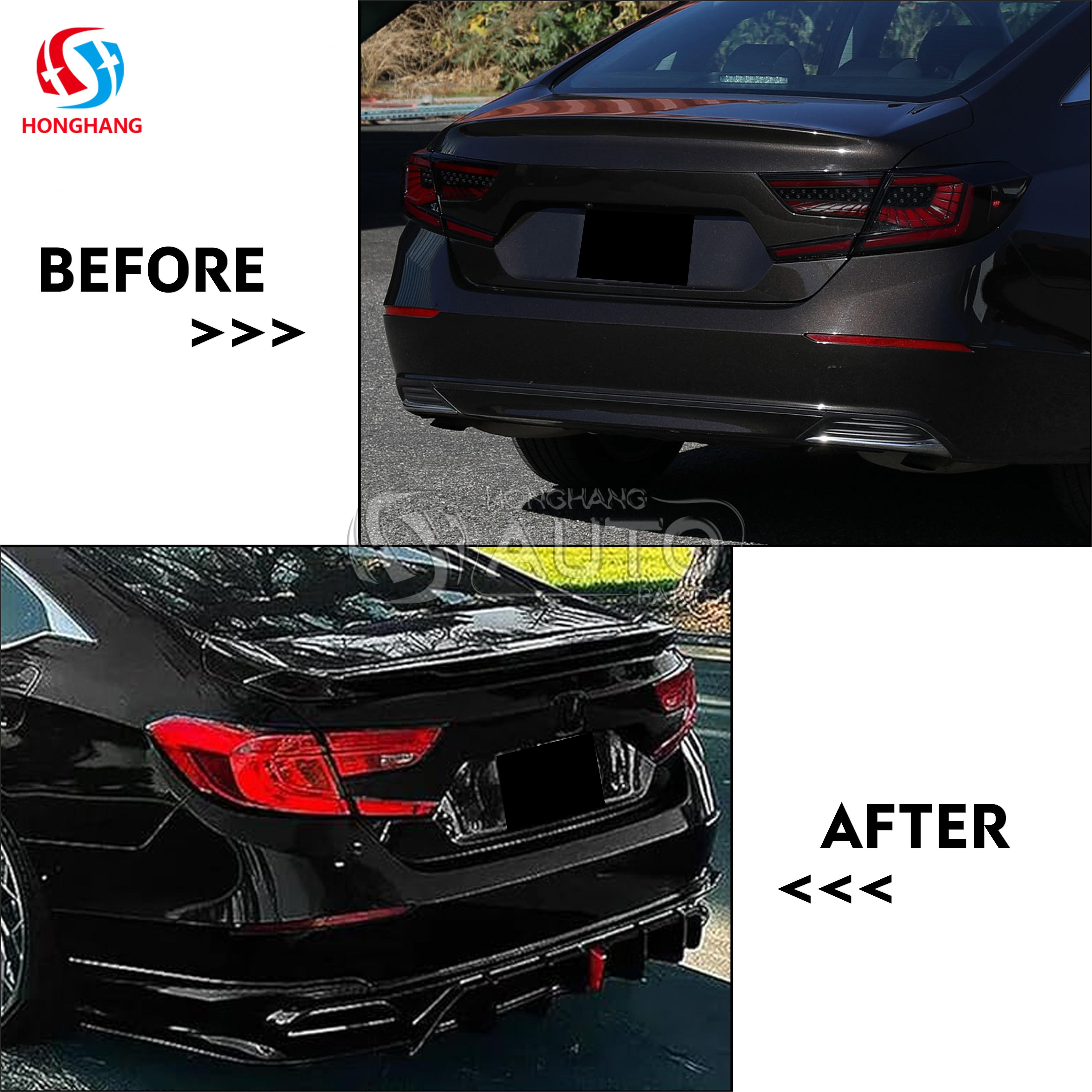 Rear Bumper Lip Splitter For Honda 10 Generation Accord 2018 2019 2020