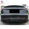 Rear Bumper Diffuser Spoiler Lower Boot Lip Kit For TESLA Model 3 2017 2018 2019 2020 2021 2022 2023