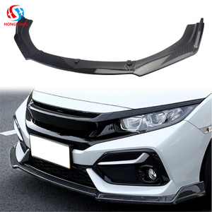 Front Bumper Lip Splitter For Honda Civic 2016 2017 2018 2019