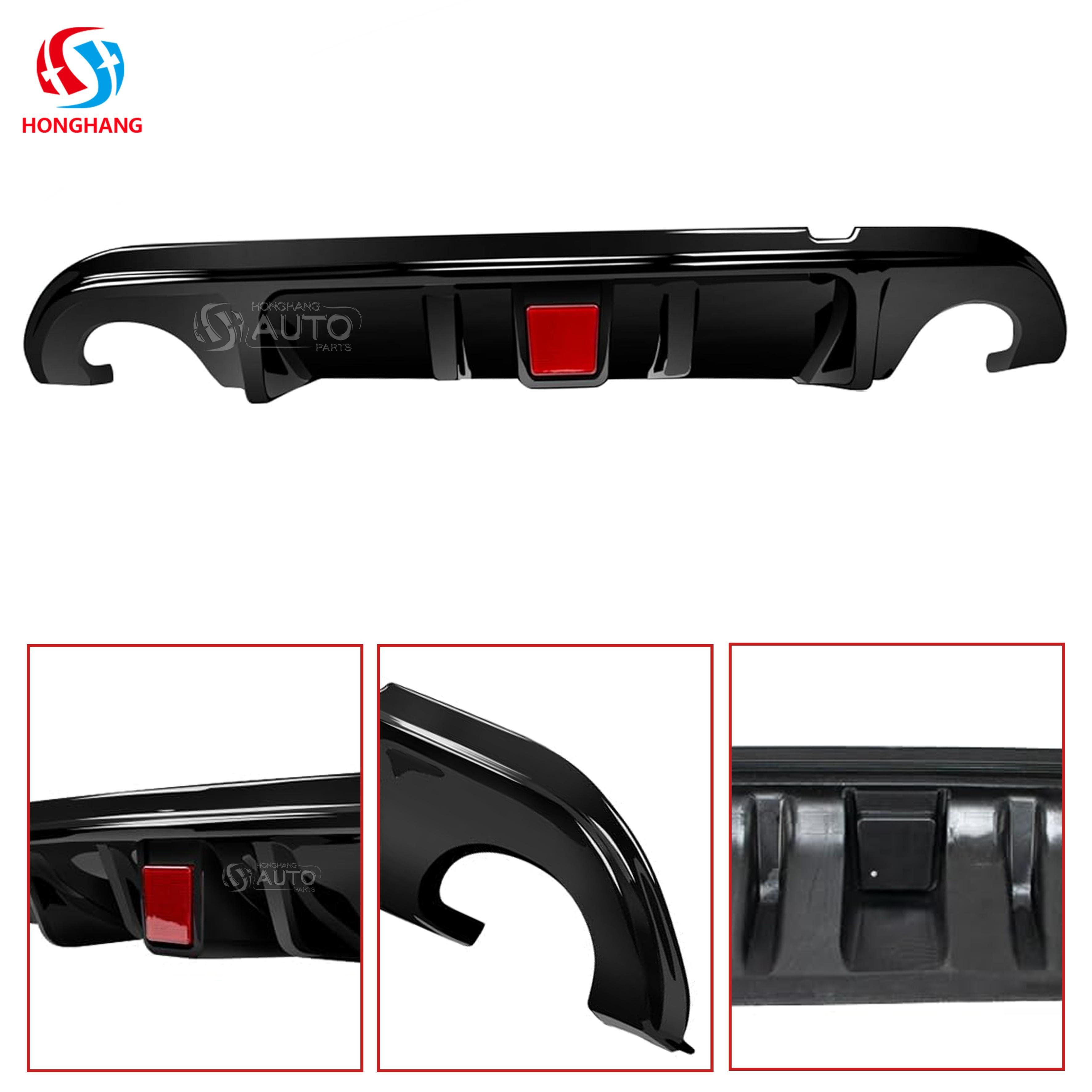 Car Rear Bumper Lip Diffuser For Infiniti Q50 2014 2015 2016 2017