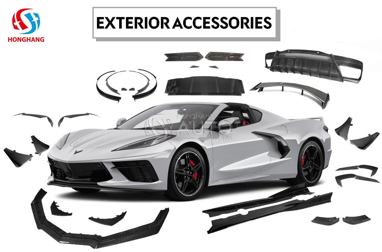 Auto Refit Parts Halo Cover For Chevrolet Corvette C8 2020